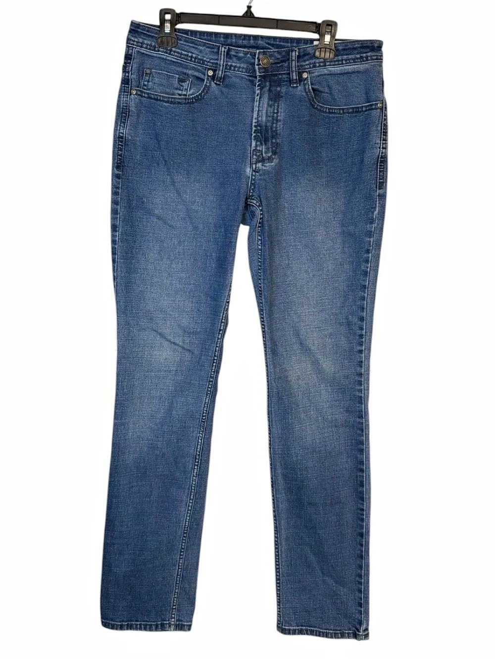 Buffalo David Bitton Jackson Straight Stretch Straight Leg Jeans Waist 32 Blue